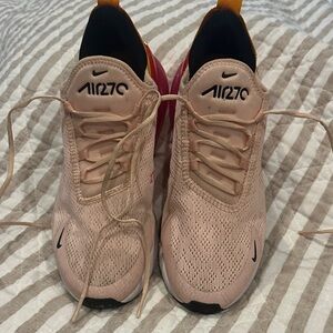 Nike Air Max 270 Peach and Black Sneakers